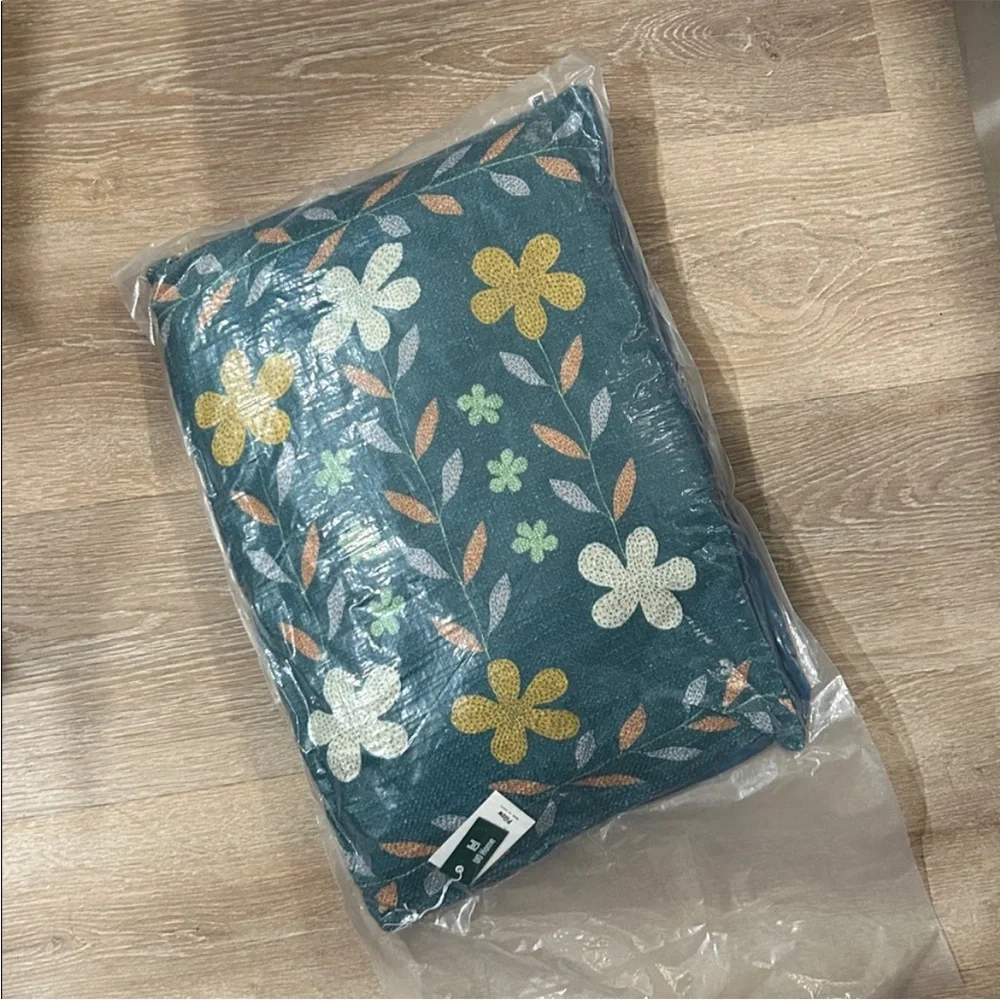 Retro Vintage Inspired Floral Pillow